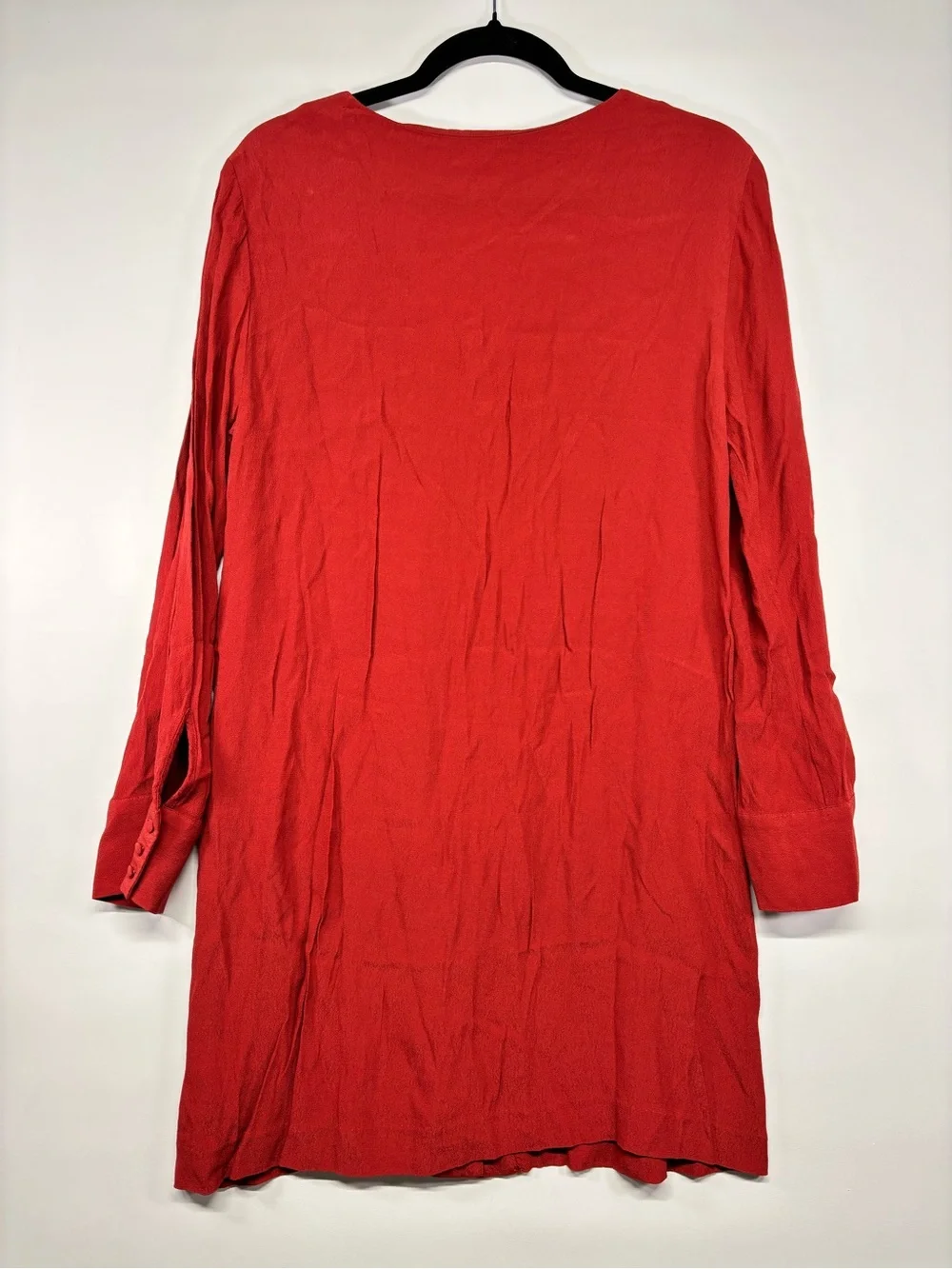 ✨Madewell Women’s Long Sleeve Button-Front Novel Dress – Size M